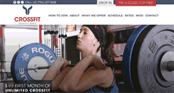 Desktop Screenshot of crossfitdfb.com