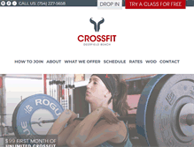 Tablet Screenshot of crossfitdfb.com